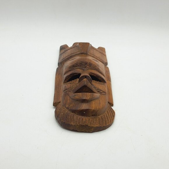Wood Tribal African Wall Mask - Picture 7 of 11